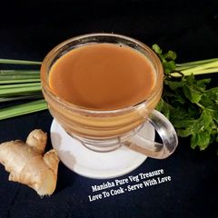 A picture of Lemon Grass Ginger Mint Masala Tea.
