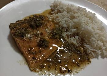 How to Make Tasty Salmon with Capers Lime and Maple Syrup