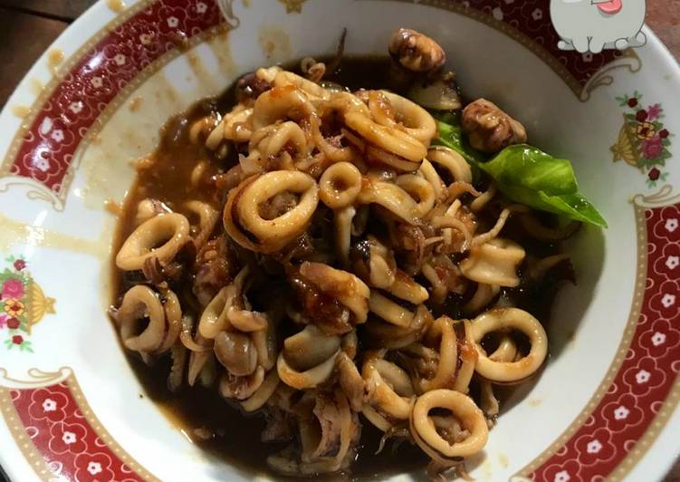 Cumi Saos Tiram Pedas Manis π¦π (mudah simple)