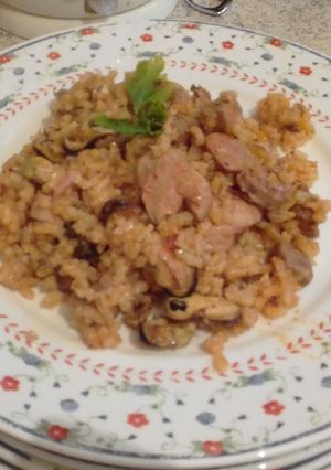 Una foto de Paella fácil