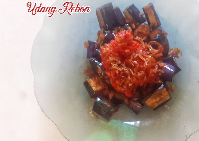 Sambelan Terong Udang Rebon