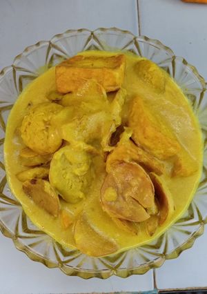 Foto resep Opor jengkol tahu super