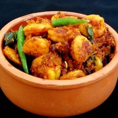 A picture of Malabar prawns fry.