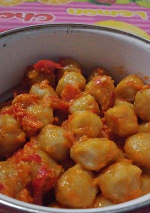 Foto resep Bakso Pedas