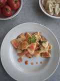 Farfalla all'arrabbiata homemade