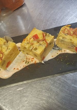 Una foto de Tortilla paisana al horno