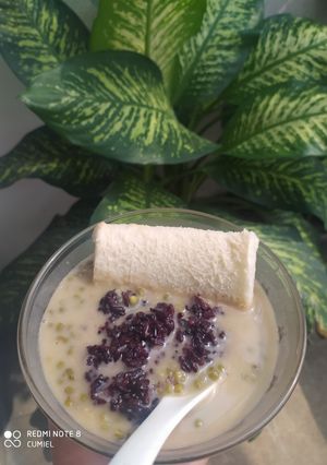 Foto resep Bubur kacang hijau + ketan hitam