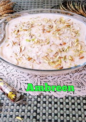 A picture of Special Eid Sheer khurma 😋.