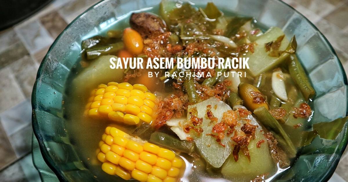 Resep 4 Sayur Asem Bumbu Racik Oleh Rachima Putri Cookpad