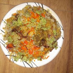 A picture of Biryani.