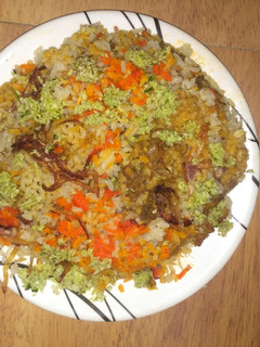 A picture of Biryani.