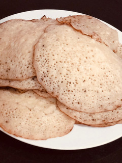 A picture of Rice coconut pancake (Mkate wa Chila).