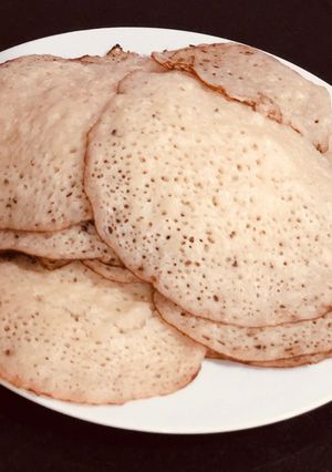 A picture of Rice coconut pancake (Mkate wa Chila).