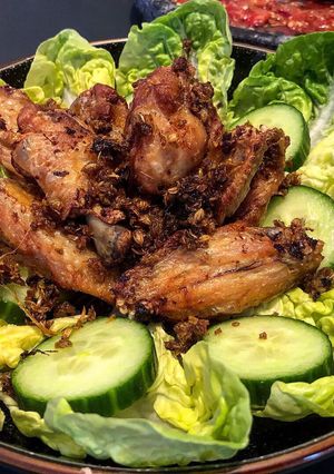 A picture of Ayam Goreng Ketumbar - Coriander fried chicken.