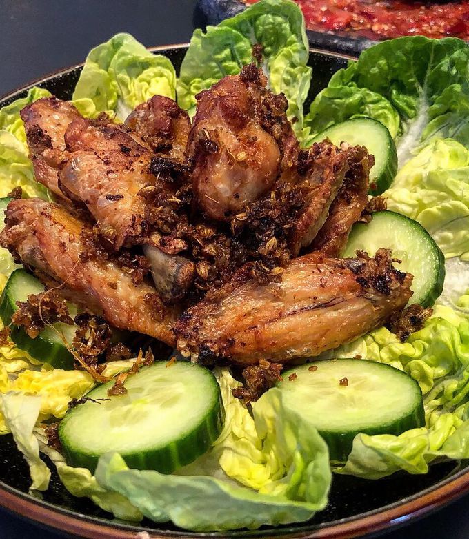 A picture of Ayam Goreng Ketumbar - Coriander fried chicken.