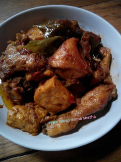 Foto resep Ayam kecap + tahu