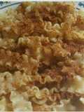 Lasagna con anchoas y pan rallado