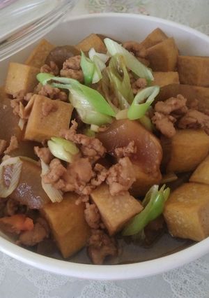 Foto resep Takwa ayam cincang dengan pickled lettuce