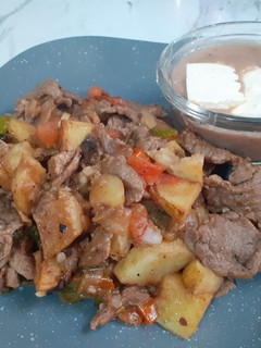 Una foto de Bistec ranchero