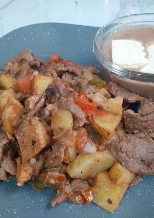 Una foto de Bistec ranchero