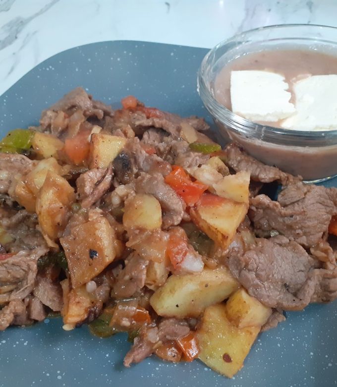 Una foto de Bistec ranchero