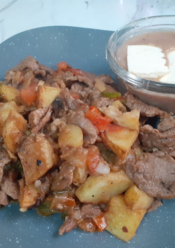 Una foto de Bistec ranchero