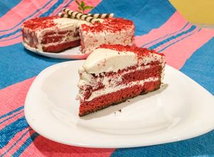 Una foto de Red Velvet Cake