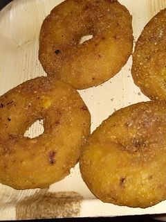 A picture of Spicy Rice Dounat 🍩🍩🍩.