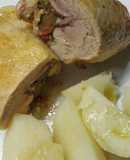 Muslo de pollo relleno