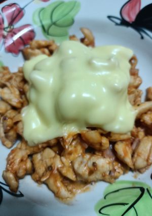 รูปของ อกไก่อบชีส