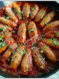 Doigts de légumes à la sauce tomate