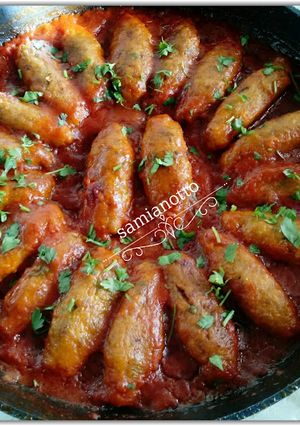 Une photo de Doigts de légumes à la sauce tomate
