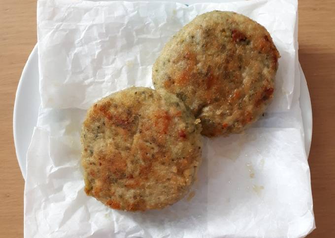 Hamburger impanato di tacchino e spinaci Bimby