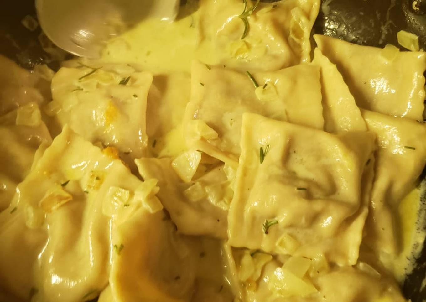 Ravioles de calabaza