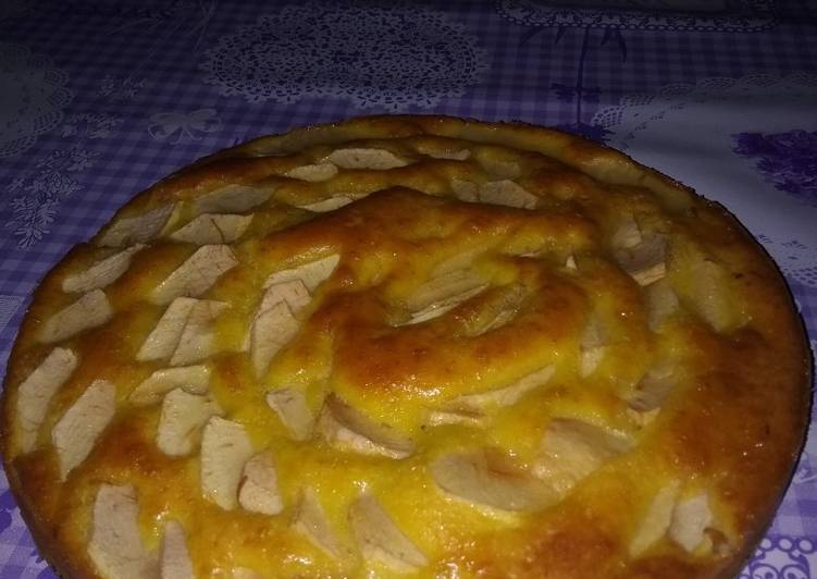 Bizcocho-tarta de manzanas