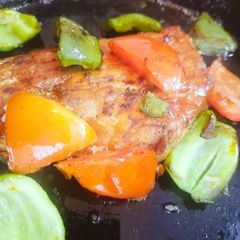 A picture of Tri Colour Chicken Steak.