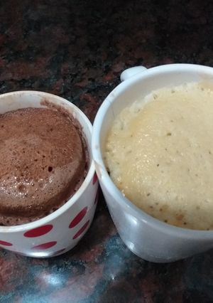 Una foto de Torta en taza