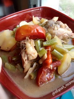 Foto resep Asem asem ayam buncis