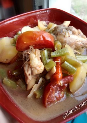 Foto resep Asem asem ayam buncis