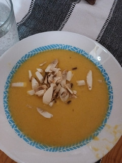 Una foto de Crema de calabaza