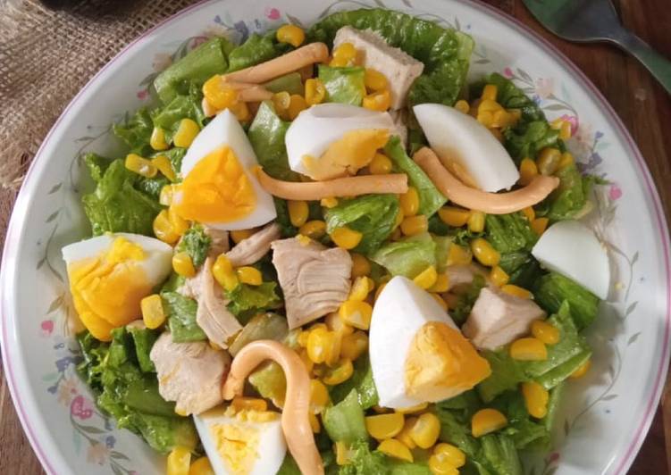 Resep Salad Telur Jagung Enak dan Antiribet
