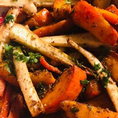 Roasted vegetables: the za’atar mix - vegan A picture of Roasted vegetables: the za’atar mix - vegan.
