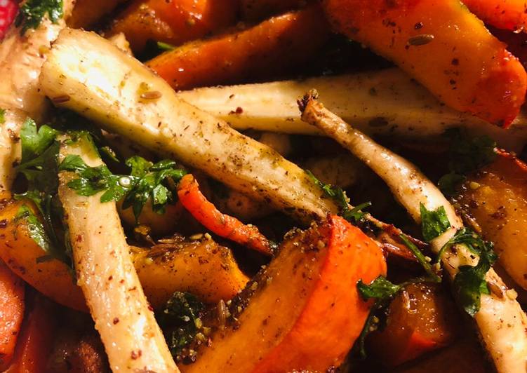 Steps to Make Any-night-of-the-week Roasted vegetables: the za’atar mix - vegan