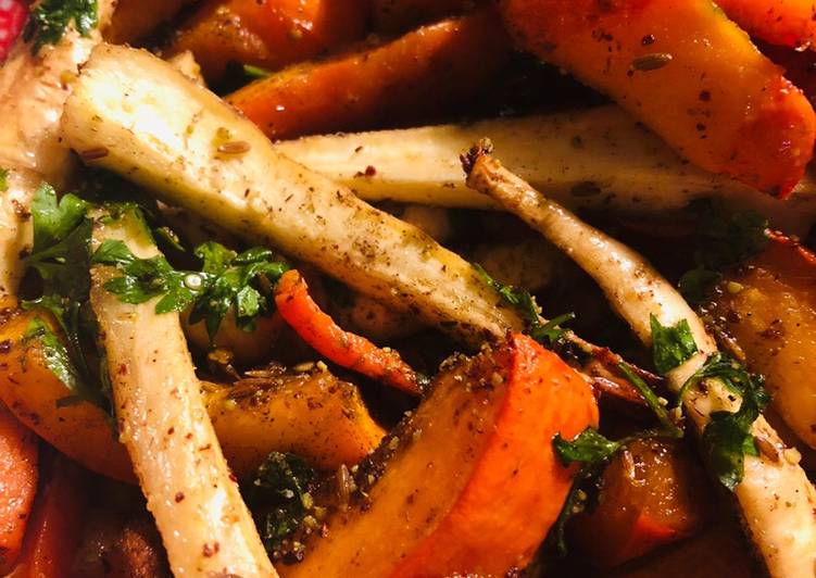 Recipe of Homemade Roasted vegetables: the za’atar mix - vegan