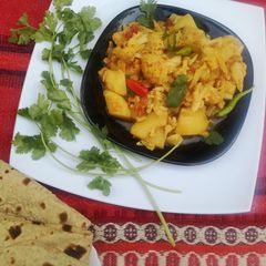 A picture of Aloo gobhi.