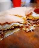 Pan con relleno de carne