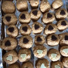 A picture of Caramelised Coconut Ice Yummies.