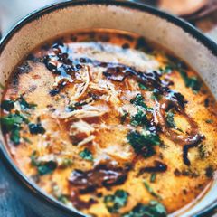 A picture of Instant Pot Crack Butter Chicken Soup.
