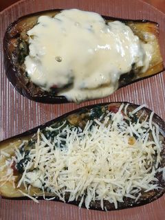 Una foto de Berenjenas rellenas