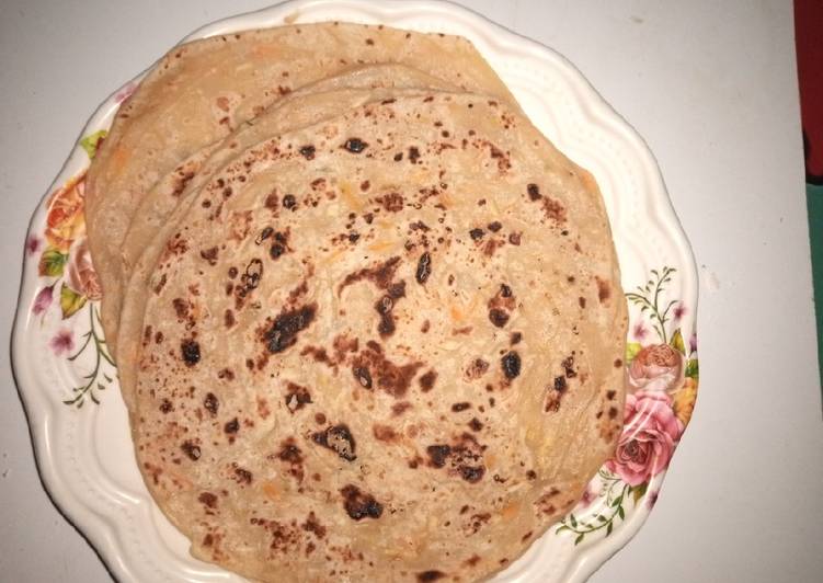 Easy Way to Cook Favorite Chapati with lemon,ginger and carrots